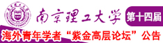 逼操出奶视南京理工大学第十四届海外青年学者紫金论坛诚邀海内外英才！